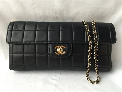 chanel east west bag|Chanel chocolate bar bag.